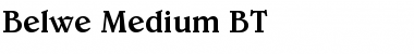 Download Belwe Medium Font Title Preview