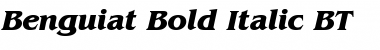 Download Benguiat Bk BT Bold Italic Font Title Preview