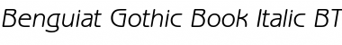 Download BenguiatGot Bk BT Book Italic Font Title Preview