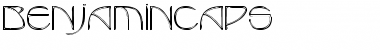 Download BenjaminCaps Regular Font Title Preview