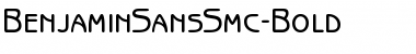 Download BenjaminSansSmc Bold Font Title Preview