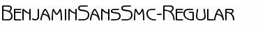 Download BenjaminSansSmc Regular Font Title Preview