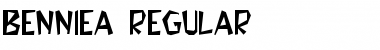 Download BENNIEA Regular Font Title Preview
