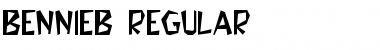 Download BENNIEB Regular Font Title Preview