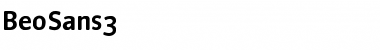 Download BeoSans3 Regular Font Title Preview
