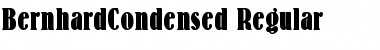 Download BernhardCondensed Regular Font Title Preview