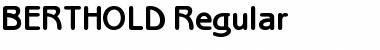 Download BERTHOLD Regular Font Title Preview