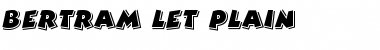 Download Bertram LET Plain Font Title Preview