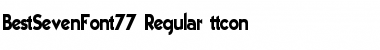 Download BestSevenFont77 Regular Font Title Preview
