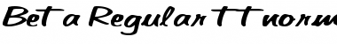Download Beta Regular Font Title Preview