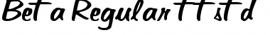 Download Beta Regular Font Title Preview