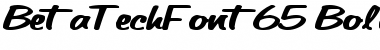 Download BetaTechFont65 Bold Font Title Preview