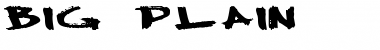 Download Big Plain Font Title Preview