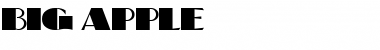 Download BigApple Regular Font Title Preview