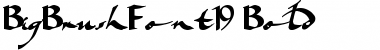 Download BigBrushFont19 Bold Font Title Preview