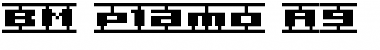 Download BM plamo A9 Font Title Preview