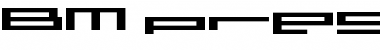 Download BM press A7 Font Title Preview