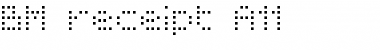 Download BM receipt A11 Font Title Preview