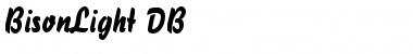 Download BisonLight DB Medium Font Title Preview