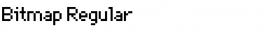 Download Bitmap Regular Font Title Preview