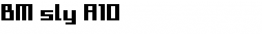 Download BM sly A10 Font Title Preview