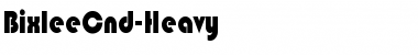 Download BixleeCnd-Heavy Regular Font Title Preview