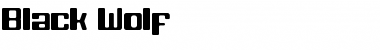 Download Black Wolf Regular Font Title Preview