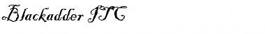 Download Blackadder ITC Regular Font Title Preview