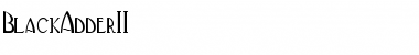 Download BlackAdderII Regular Font Title Preview
