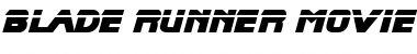 Download Blade Runner Movie Font Regular Font Title Preview