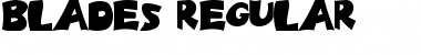 Download Blades Regular Font Title Preview