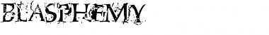 Download Blasphemy Regular Font Title Preview