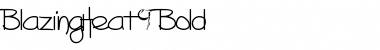 Download BlazingHeat9 Bold Font Title Preview