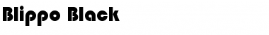 Download Blippo-Black Regular Font Title Preview
