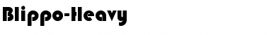 Download Blippo-Heavy Regular Font Title Preview