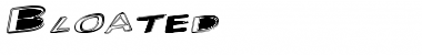 Download Bloated Bold Font Title Preview