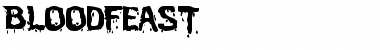 Download BloodFeast Regular Font Title Preview