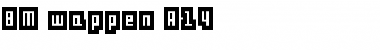 Download BM wappen A14 Font Title Preview