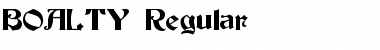 Download BOALTY Regular Font Title Preview