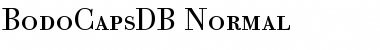 Download BodoCapsDB Normal Font Title Preview