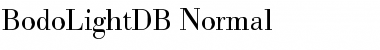 Download BodoLightDB Normal Font Title Preview