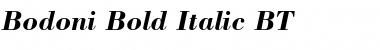 Download Bodoni Bold Italic Font