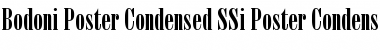 Download Bodoni Poster Condensed SSi Poster Condensed Font Title Preview