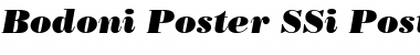 Download Bodoni Poster SSi Poster Italic Font Title Preview