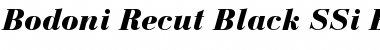 Download Bodoni Recut Black SSi Black Italic Font Title Preview