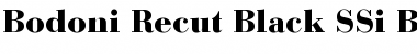 Download Bodoni Recut Black SSi Black Font Title Preview