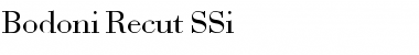 Download Bodoni Recut SSi Regular Font Title Preview