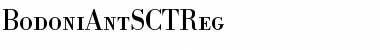 Download BodoniAntSCTReg Regular Font Title Preview
