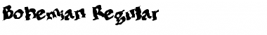 Download Bohemian Regular Font Title Preview