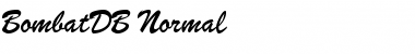 Download BombatDB Normal Font Title Preview